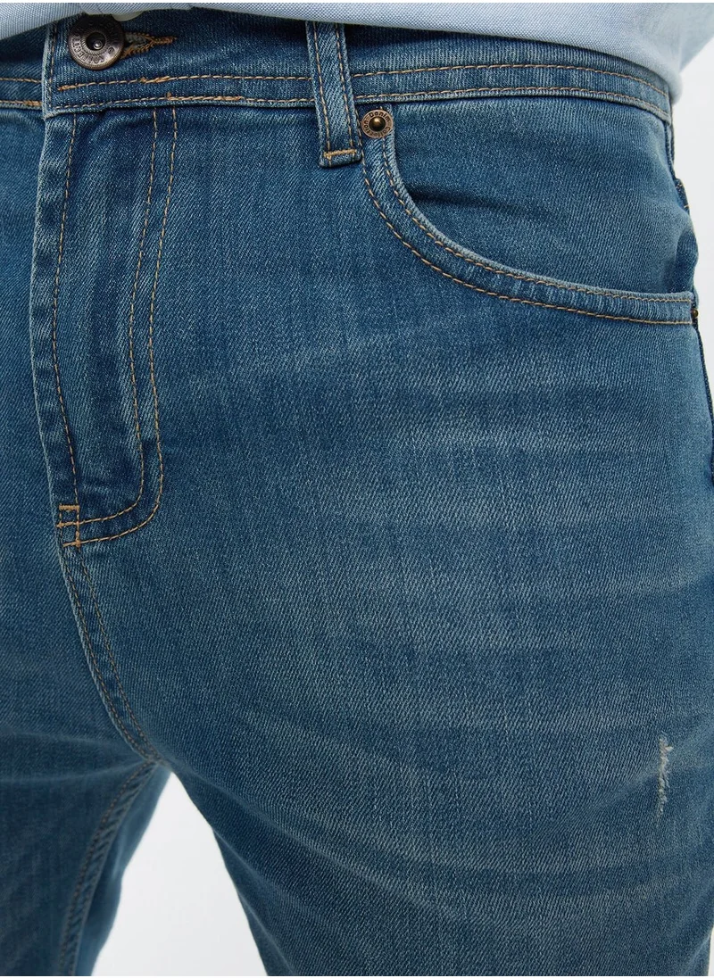 trendyol Mid Wash Skinny Fit Jeans