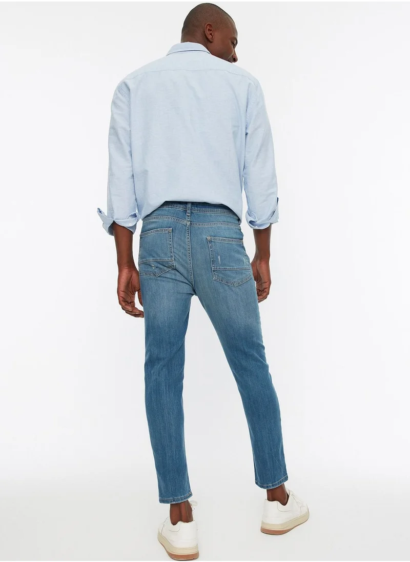 trendyol Mid Wash Skinny Fit Jeans