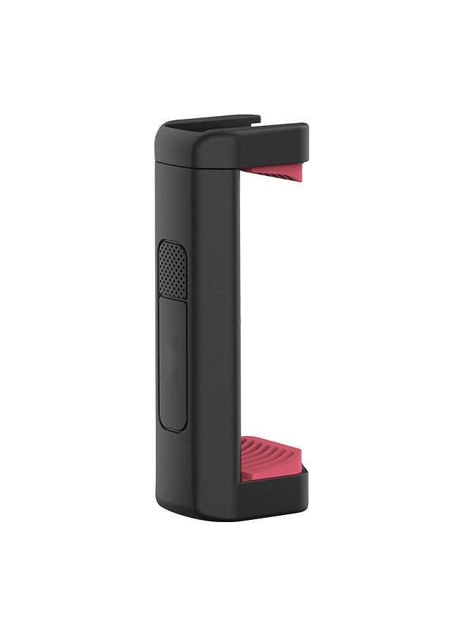 Generic - Mini Vlog Live Streaming Smartphone Clip Adjustable Phone Holder with Cold Shoe Mount 1/4 Inch Screw Hole for 55-90mm Width Smartphones for Tripod Microphone LED Light - Image 1