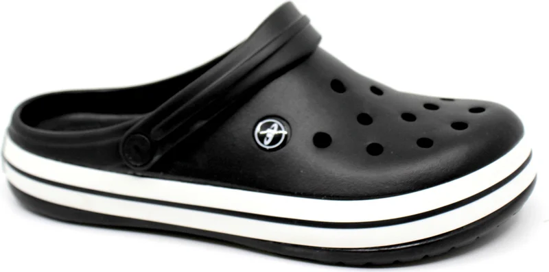 Akınalbella bella 195 Black-White-Black Unisex Sabo Slippers