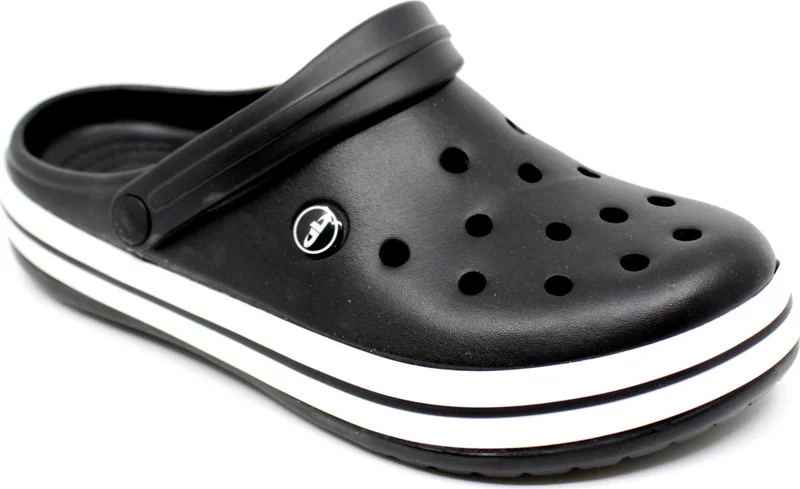 Akınalbella bella 195 Black-White-Black Unisex Sabo Slippers