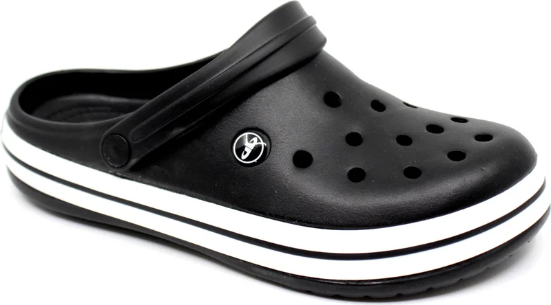 Akınalbella bella 195 Black-White-Black Unisex Sabo Slippers