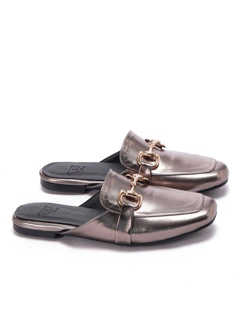 Mania Mules Metallic