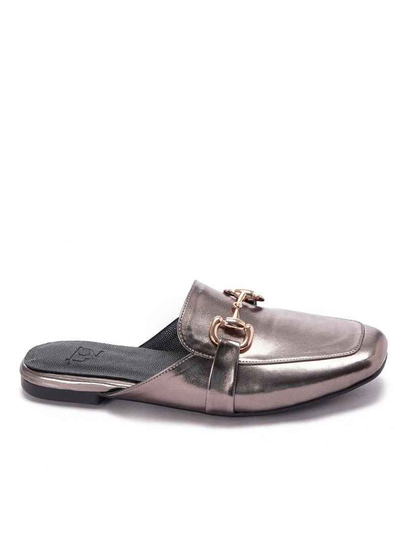 Mania Mules Metallic