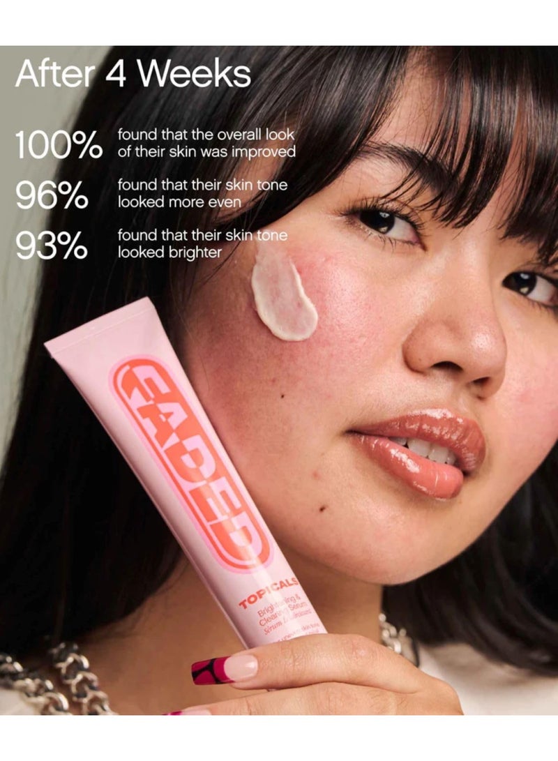 Topicals Faded Brightening & Clearing Serum – Reduces Discoloration, Dark Spots & Post-Blemish Marks | Kojic Acid & Niacinamide | Vegan, Cruelty-Free – 1.7 Fl Oz - Image 5