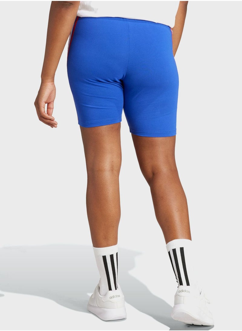 Adidas - 3 Stripes Future Icons Biker Shorts - Image 1