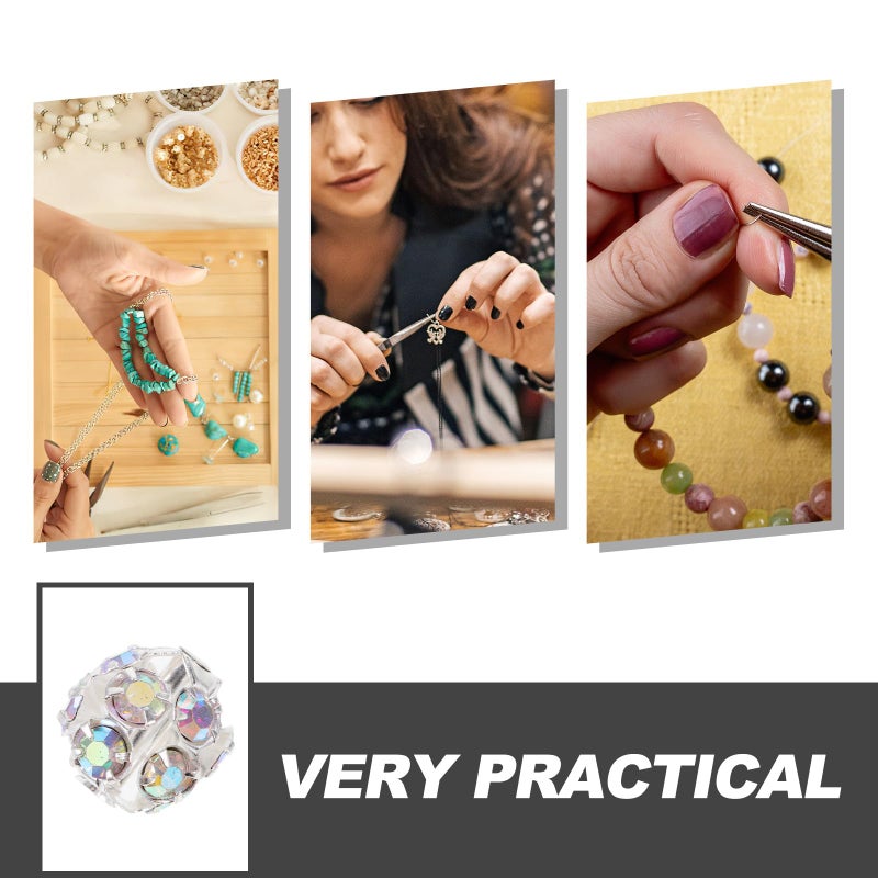 50pcs Alloy Spacer Beads For Jewelry Making Smooth Lightweight Shiny Loose Beads DIY Bracelets Necklaces Craft Accessories - Image 5
