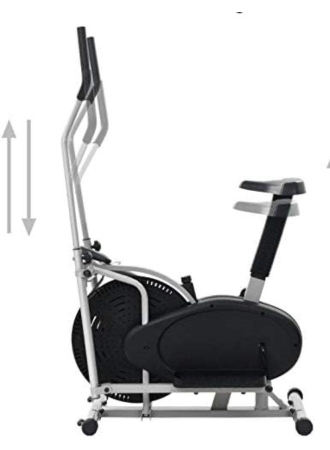 مارشال فيتنس جهاز مارشال فيتنس أوربيترك الإهليلجي للتدريب 2 في 1، حزام مقاومة 50 سم، دراجات داخلية للياقة البدنية وبناء الجسم - MF-31P - Image 1