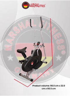 مارشال فيتنس مارشال فتنس دراجة تمارين رياضية بيضاوية الشكل MF-31P  - Image 4