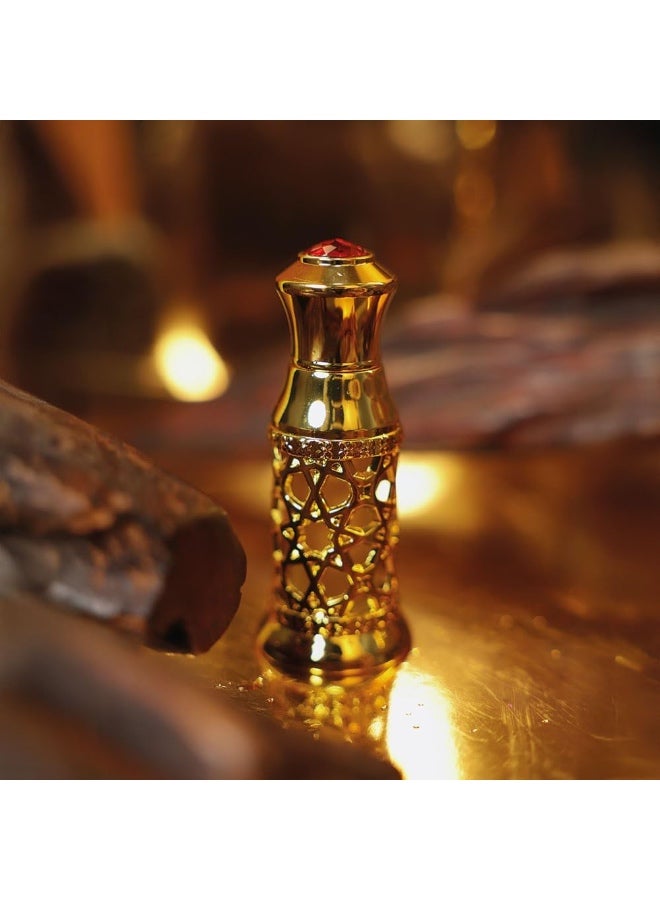 Oud Safi Eau De Parfum Oil 6ml - Unisex Arabian Attar with Subtle Agarwood, Lavender, Spicy, and Floral Notes - Premium Perfume for Men & Women, Ideal for Daily and Special Occasions