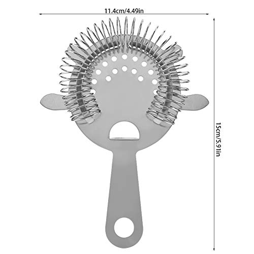 SALUTUY Cocktail Strainer, Non-toxic Cocktail Filter Bar Cocktail Strainer for Bartender for Bar - Image 4