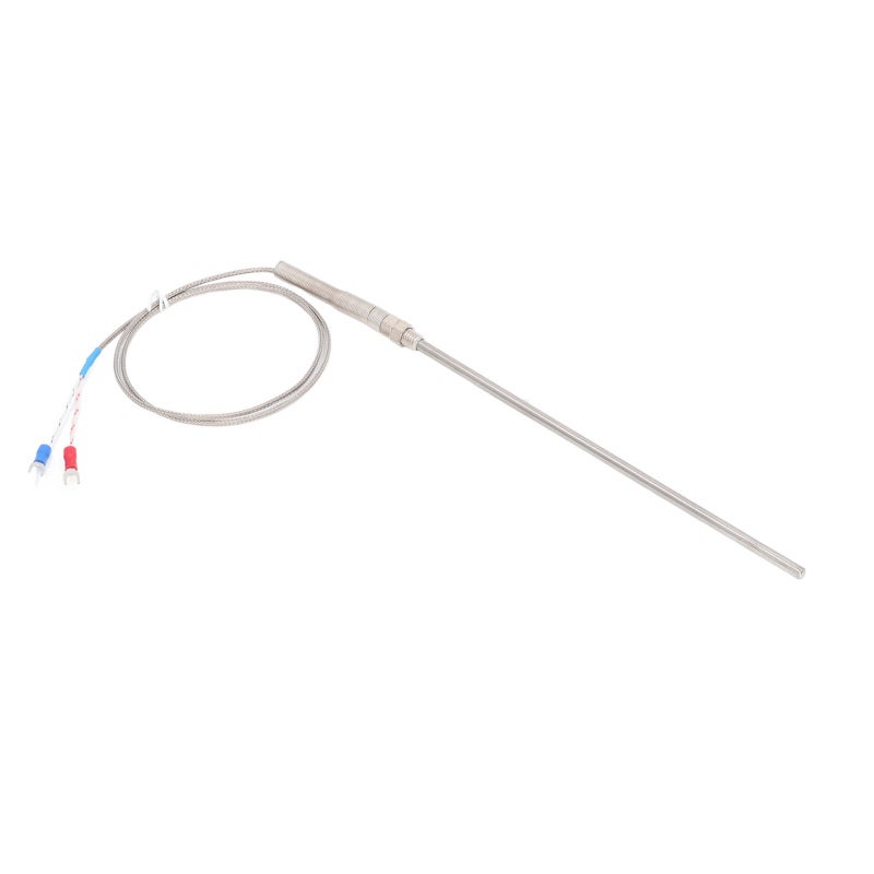 K Type Thermocouple 2 Meters Fast Response Wide Measurement Range Temperature Sensor - High Temperature Resistant Stainless Steel & PTFE Material Probe Thermocouple for Industrial Temperature Detectio - Image 3