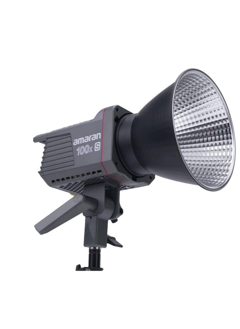 عماران أماران 100x S ضوء فيديو LED ثنائي اللون 100 واط – ضوء استوديو COB بدرجة حرارة 2700–6500 كلفن للفيديو والتدوين مع تركيب Bowens وتحكم بالتطبيق  - Image 3