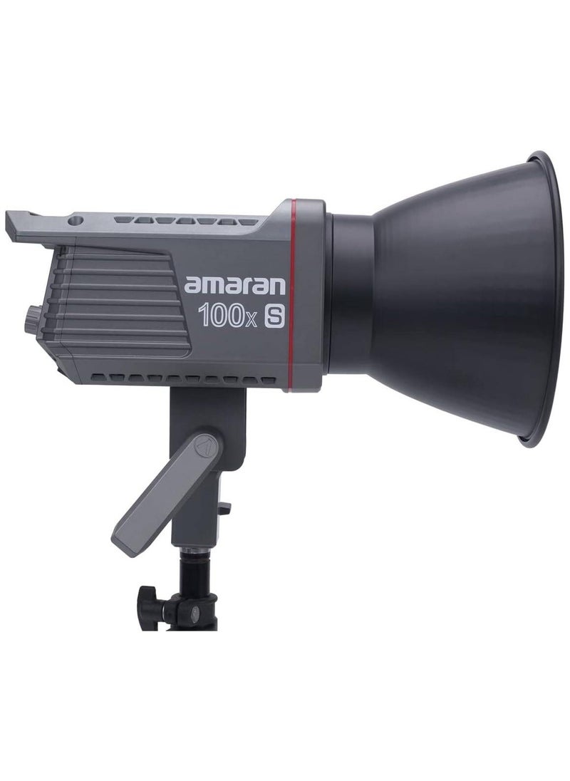 عماران أماران 100x S ضوء فيديو LED ثنائي اللون 100 واط – ضوء استوديو COB بدرجة حرارة 2700–6500 كلفن للفيديو والتدوين مع تركيب Bowens وتحكم بالتطبيق  - Image 4