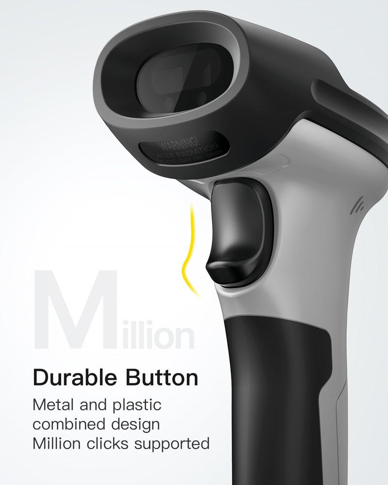 Inateck Bluetooth Barcode Scanner, 1 Charge 180 Days Standby, 35m Range, Automatic Fast and Precise scanning, BCST-70 - Image 4