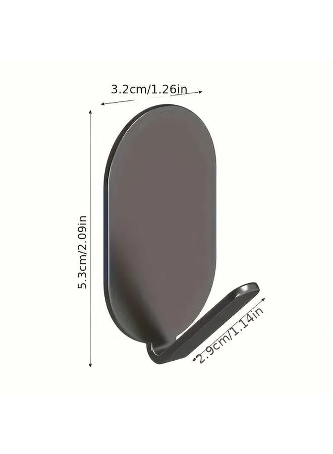 الخطافات اللاصقة البيضاء الثقيلة 5 قطع لتعليق المناشف والروب بدون حفر - Image 5