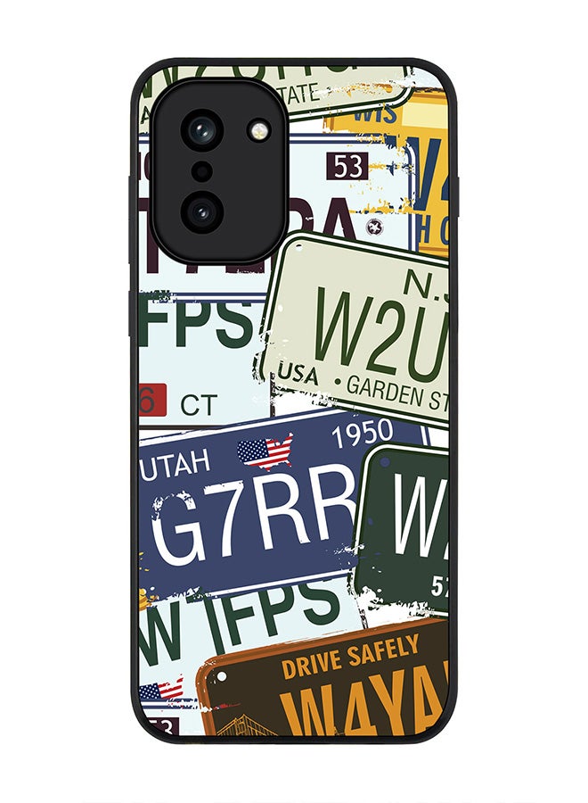 For OnePlus 15R Case,Slim fit Camera Protection, Shockproof Thin Phone cover  - Number Plates