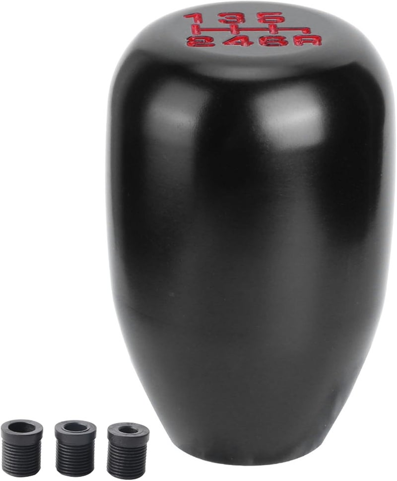 Practical experience crafted Manual Gear Shift Knob, Universal Metal Gear Head, 6 Speed, Red - Durable Build, Easy Installation, Upgrade Replacement for Cars (Black) All usage compatible Land transit & shipment compatible Global mainstream design picks Minimal design Precision made Globally trusted affordable quality Cross product combo compatible Gulf market trial optimized design Cross part assemble fit Condition adaptive build Global trendy simple build Full land route delivery Temp resistant KSA standard compatible design Workday cycle fulfillment Multi usage Field tested quality Spec compliant trusted quality Global standard processed material Simple multi-color universal build Standard fit Domestic distribution ready Practical versatile construction Secure equipped warehouse - Image 1