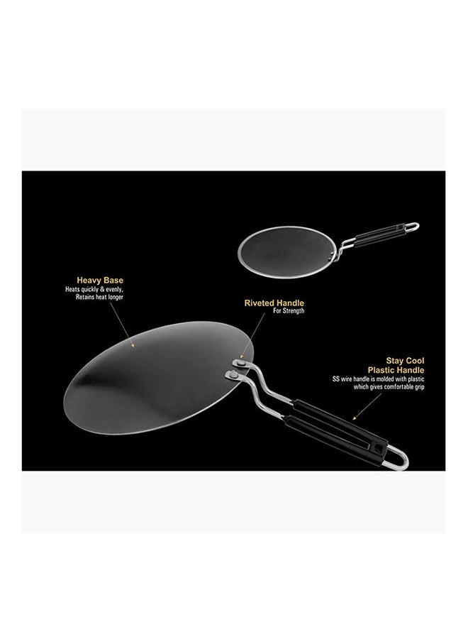 Home Box Ferric Wrought Iron Concave Tawa  - Image 3