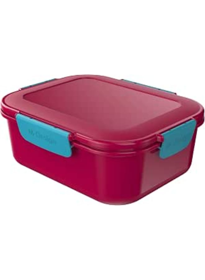M-Design 2.1L Lunch Box Fuchsia/Teal