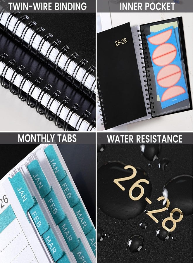 Coboll 2026-2028 Pocket Calendar/Planner - 3 Year Monthly Pocket Planner 2026-2028 from Jan.2026-Dec.2028, 6.8" x 4.1", Monthly Planners with To Do, Inner Pockets, 36 Tabs, Perfect Organizer for Purse - Image 5