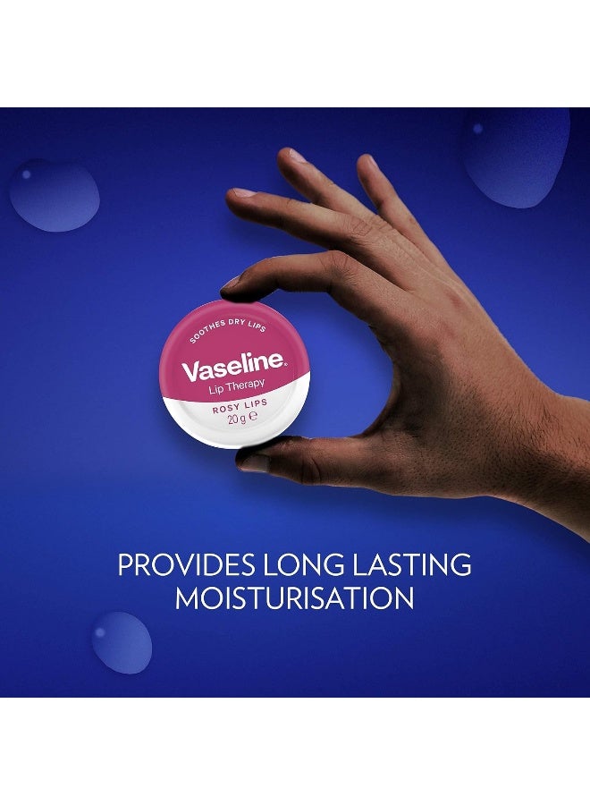 VASELINE Lip Therapy Rosy Lips with Rose & Almond Oil 20g/ 0.70 oz. - Image 5