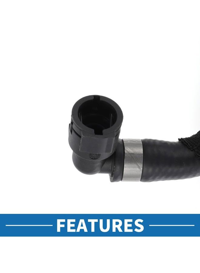 A ABSOPRO Engine Radiator Hose No.17127580960 Cooling System Radiator Coolant Hose for BMW 740i 3.0L 2011-2012 Rubber Black - Image 5