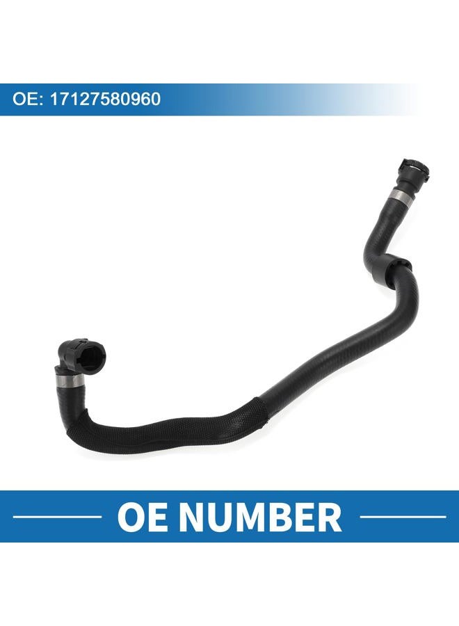 A ABSOPRO Engine Radiator Hose No.17127580960 Cooling System Radiator Coolant Hose for BMW 740i 3.0L 2011-2012 Rubber Black - Image 4
