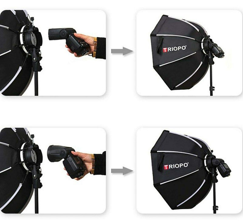 TRIOPO VTS Flash Softbox (Octa) with Bracket - Image 3