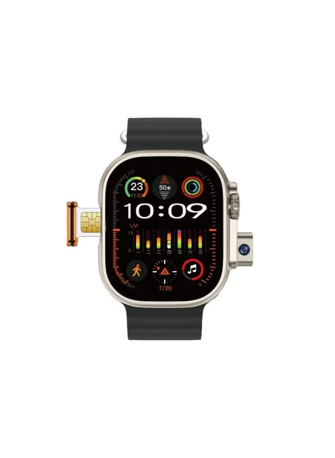 TU94 Pro Smart Watch 4G SIM Iconic Pop-up Camera 2.02in Display Screen and 16GB Storage 2GB RAM with 2 Pair Strap Multicolour - pzsku/ZD2732A4D91BD691EECCAZ/45/_/1733671100/108ea46d-71a7-4528-b546-cab9dae3a87d