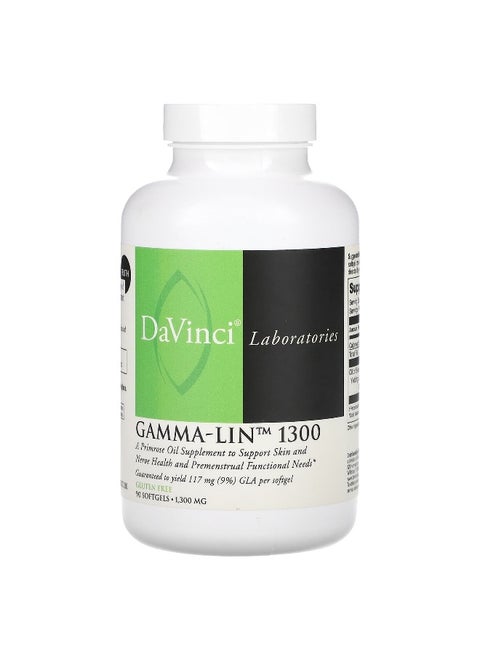 DaVinci Laboratories, Gamma-Lin 1300, 1,300 mg, 90 Softgel