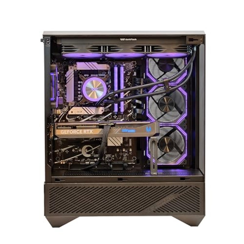 كمبيوتر ألعاب Pro Tech Solutions STORMbreaker Intel i5-14400F، B760 Plus، 16GB DDR5 5600MHz، RTX 5070 12GB، 1TB NVMe SSD، مبرد سائل 360 مم، 750W 80Plus، Windows 11 Pro. - Image 3