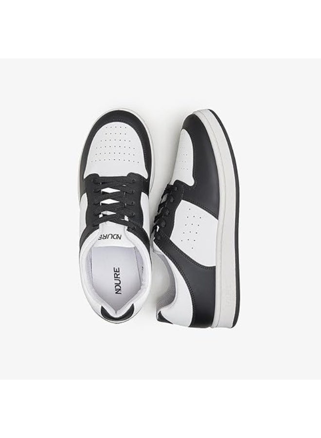نديور حذاء رياضي رجالي NDURE Urban Edge، أسود وأبيض - Image 3