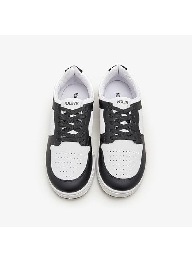 نديور حذاء رياضي رجالي NDURE Urban Edge، أسود وأبيض - Image 2