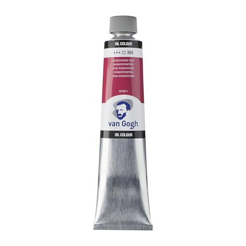Talens Van Gogh Oil Color Paint, 200ml Tube, Quinacridone Rose 366 - Image 3