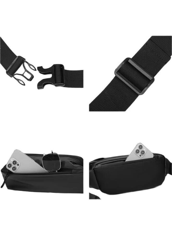 Scarecrow Men'S Chest Bag, Portable Travel Casual Shoulder Crossbody Bag, Phone Waist Pack, Backpack, Cycling Fashion Commuter Student Bag - Image 1