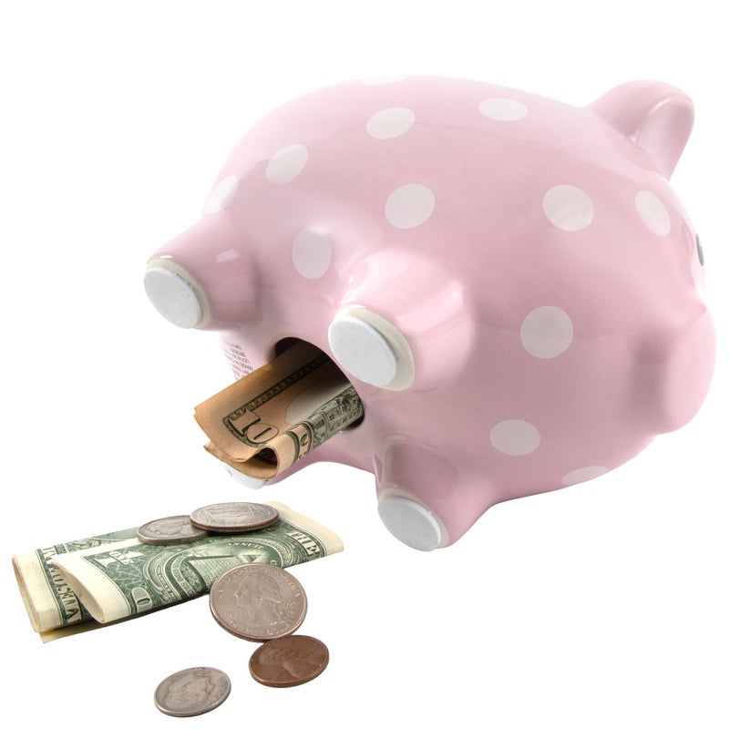 Baby Essentials Large Ceramic Piggy Bank for Boys and Girls, Kids Money and Coin Bank, Perfect Baby Nursery DÃ©cor, Gift and Newborn Keepsake - Image 3