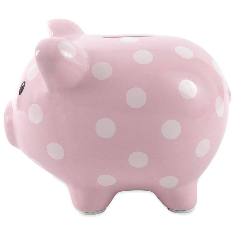 Baby Essentials Large Ceramic Piggy Bank for Boys and Girls, Kids Money and Coin Bank, Perfect Baby Nursery DÃ©cor, Gift and Newborn Keepsake - Image 4