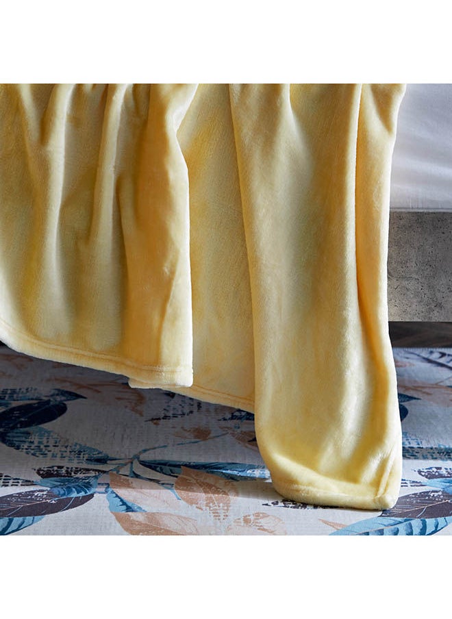Home Box - Dobby Lavish Micro Flannel Twin Blanket 140 x 200 cm - Image 1