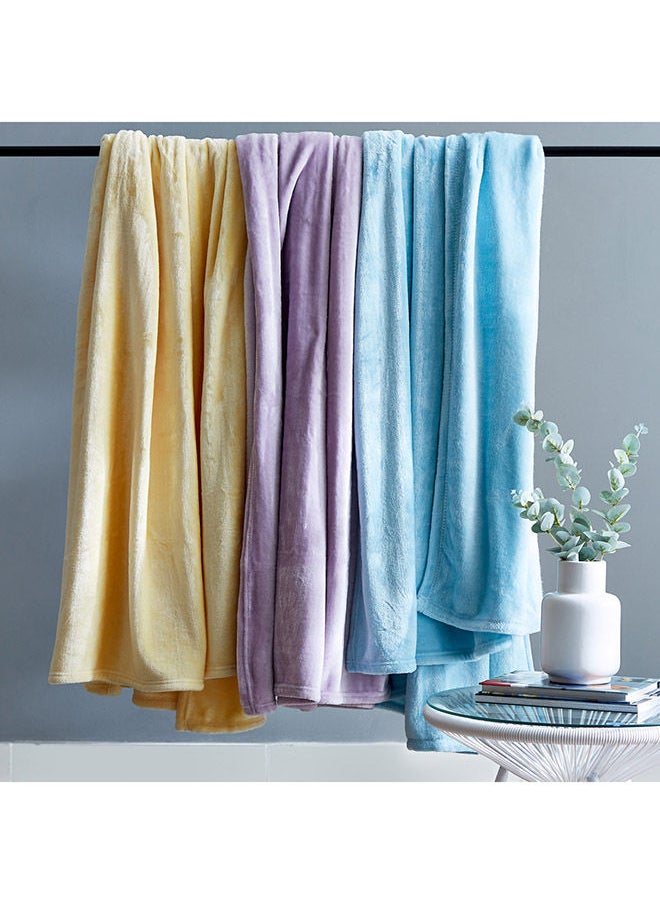 Home Box - Dobby Lavish Micro Flannel Twin Blanket 140 x 200 cm - Image 1