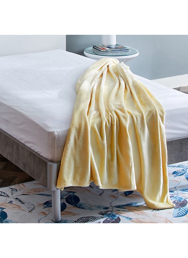 Home Box - Dobby Lavish Micro Flannel Twin Blanket 140 x 200 cm - Image 1