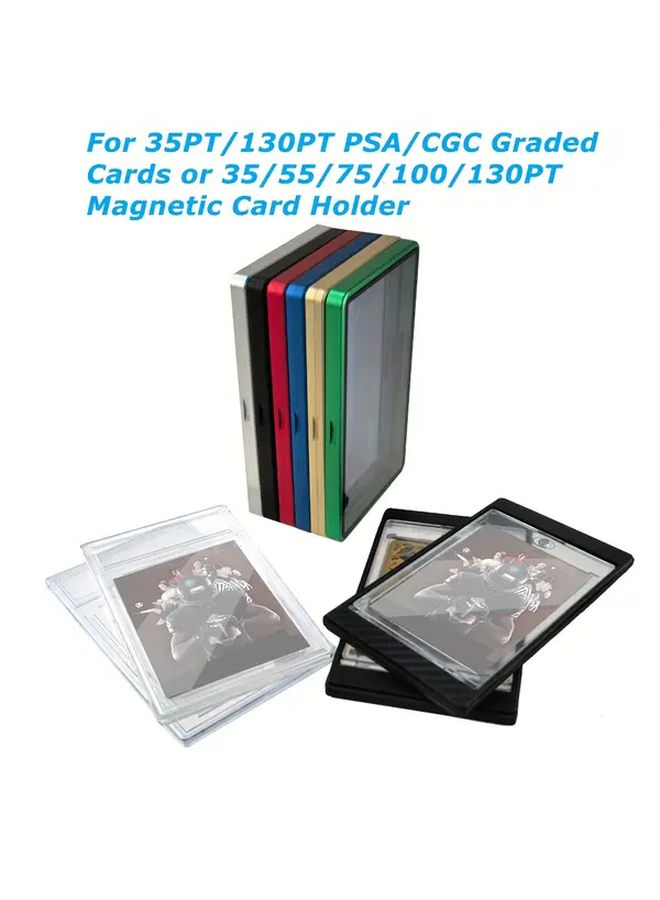 Dual Purpose Graded Card Holder 130PT Metal Glass Protector With EVA Insert Anti Scratch - Image 3