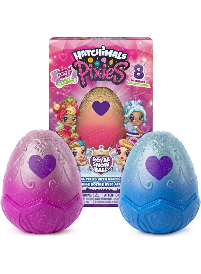 Pixies Royals 2Pack 2.5Inch Collectible Dolls And Accessories For Kids Aged 5 And Up (Styles May Vary)