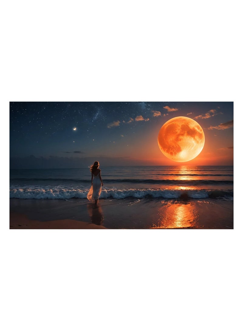 Anna 3D Sunset Beach Puzzle - 1000 Pieces - Image 1