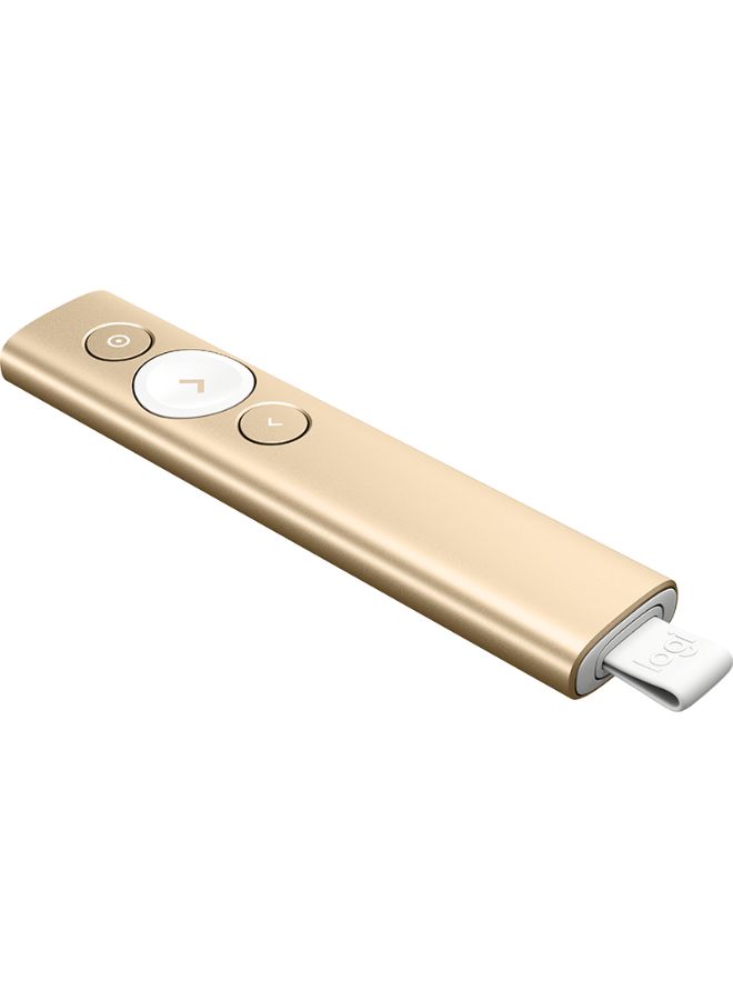 Logitech Spotlight Wireless Presentation Remote Gold/White - Image 2