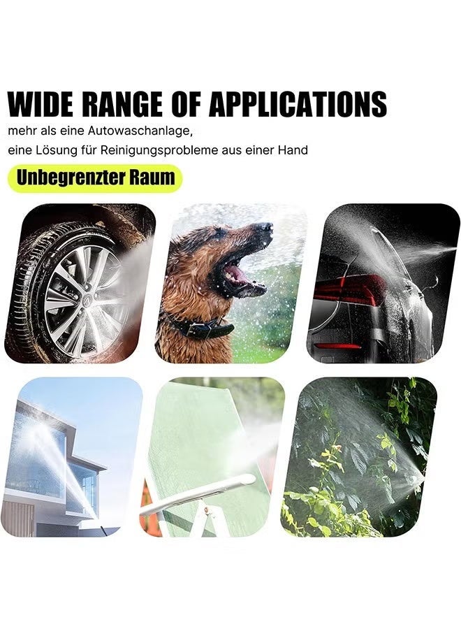 MDHL Handheld Portable Cordless High Pressure Electric Cleaning Machine 6 in 1 Nozzle Multi Scenario Use - Image 3