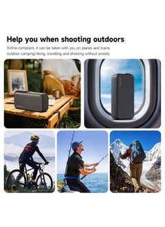 TELESIN Wireless Charging Case for Gopro 12, Dual Slot Storage Battery Charger Power Bank(10000mAh) for Gopro, Fully Compatible for Gopro Hero 12, Hero 11, Hero10/9/8/7/6/5 Battery  - Image 4