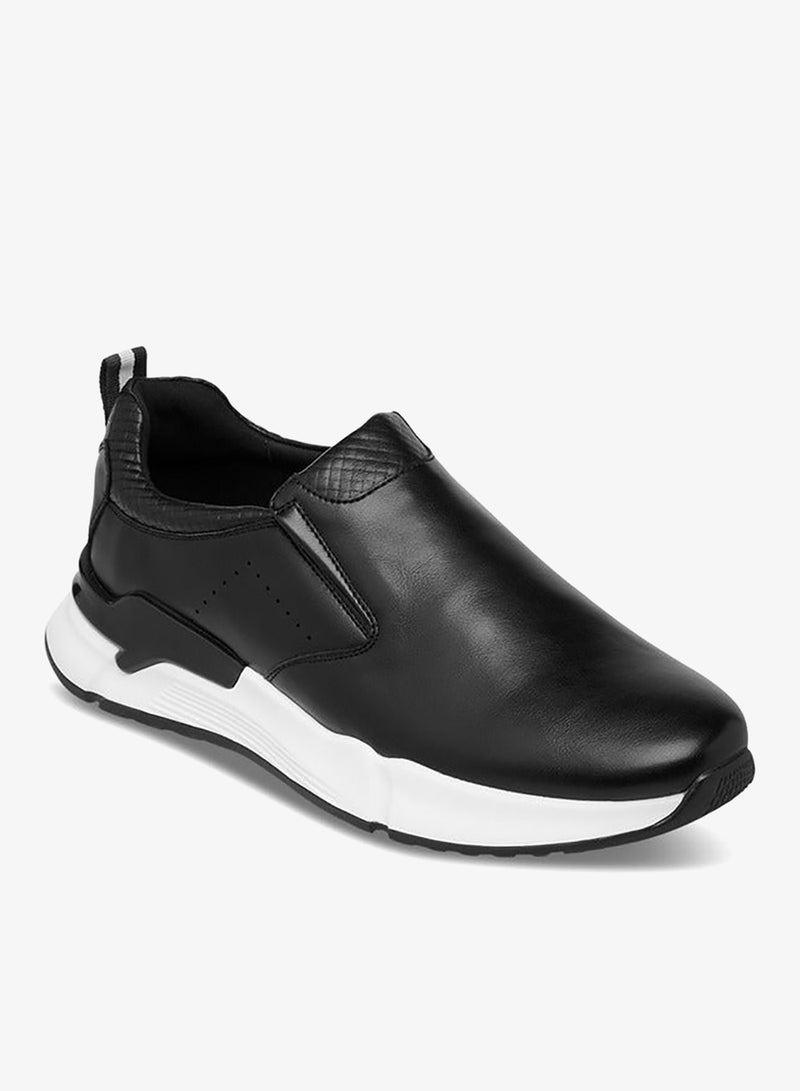 DUCHINI Men's Solid Slip-On Loafers - Image 2