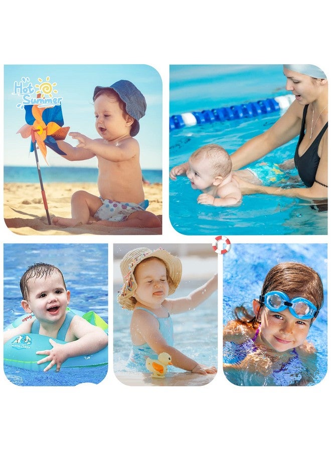 Durio Swim Diapers for Toddlers Reusable Swim Diapers Washable Swiming Diapers Toddler Swim Diaper Rose Orange 2-3T - Image 4