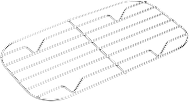 رف تبريد فرن صغير من الفولاذ المقاوم للصدأ، أداة محمولة لإعداد الوجبات وقابلة لإعادة الاستخدام - Image 1